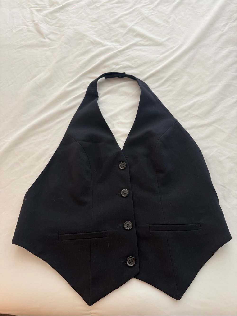 Abercrombie & Fitch Black Halter Vest